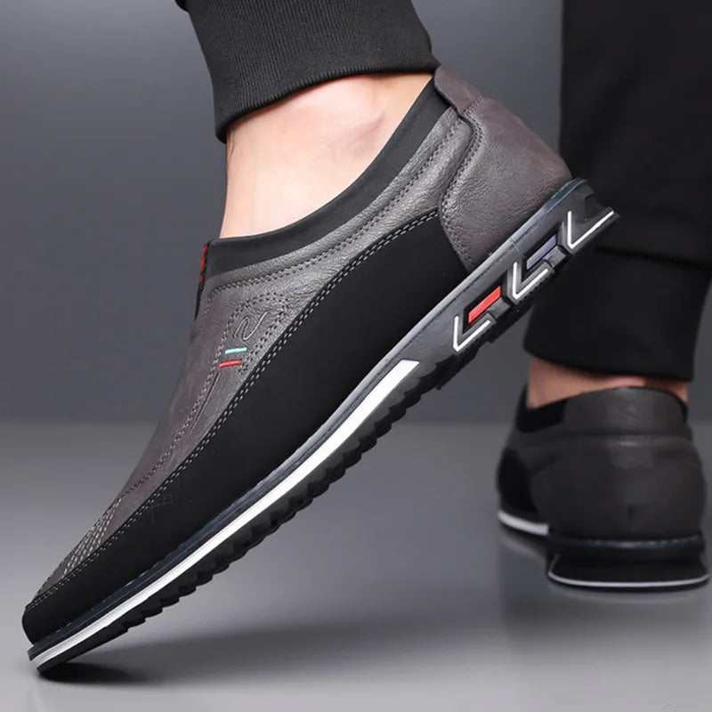 Leder Slipper Business Schuhe