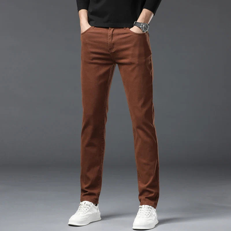 Elegante Stretch-Jeans aus Denim