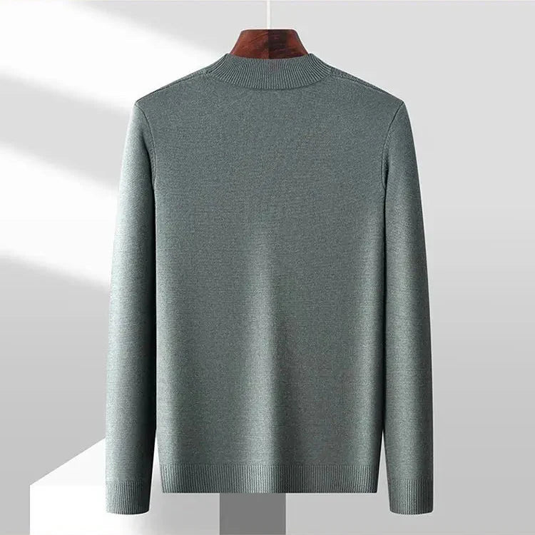 Eleganter Jacquard-Pullover