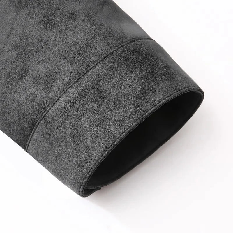 Bomberjacke aus Wildleder