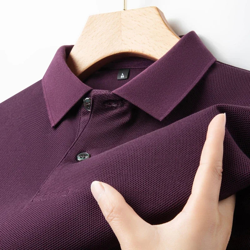 Lässiges Baumwoll-Poloshirt