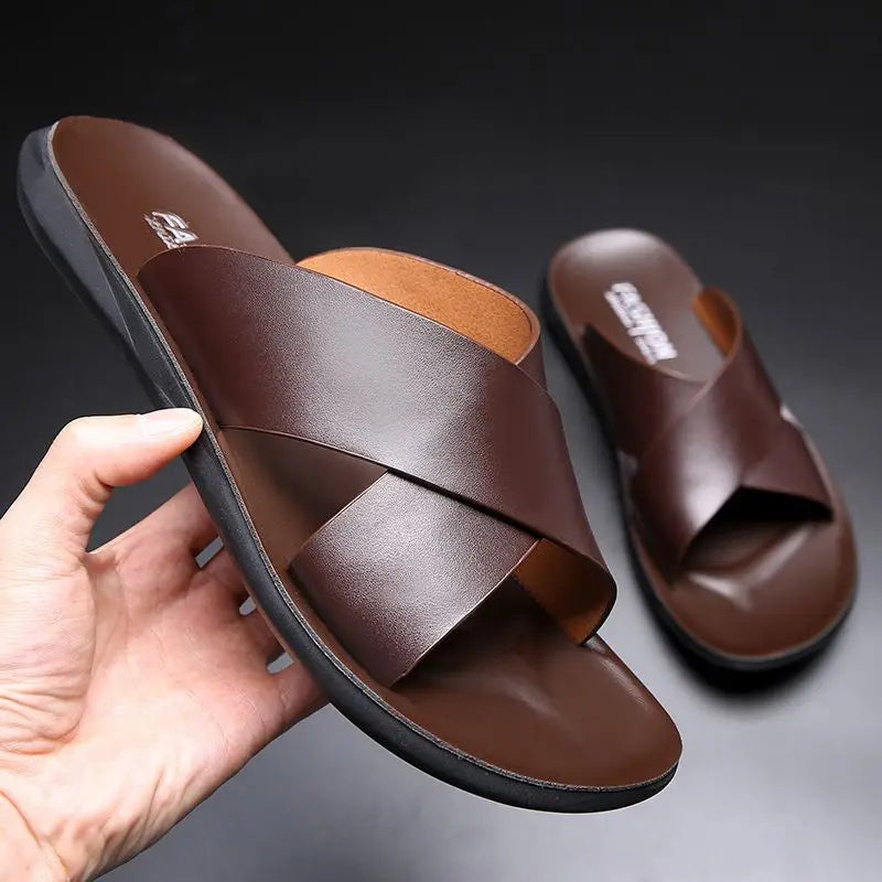 Elegante Ledersandalen