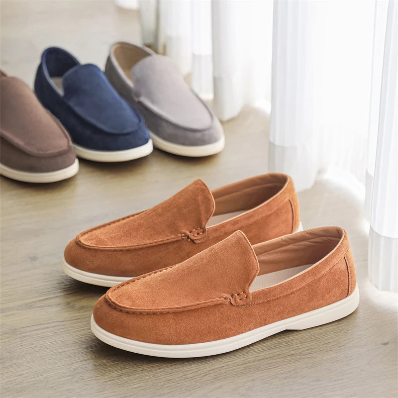 Lässige Wildleder-Loafer