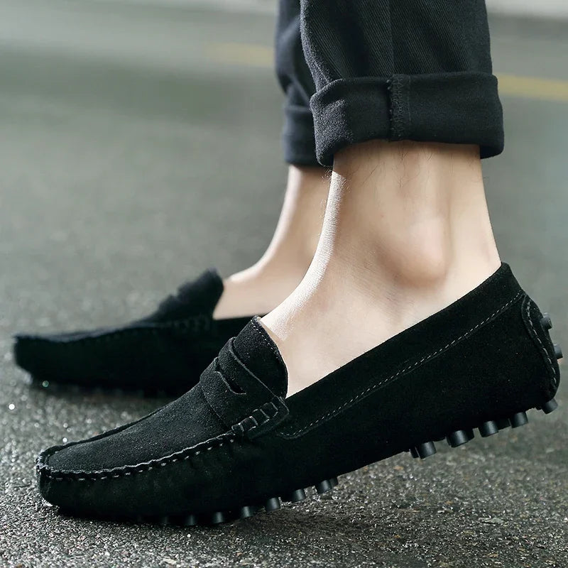 Lässige Wildleder-Loafer
