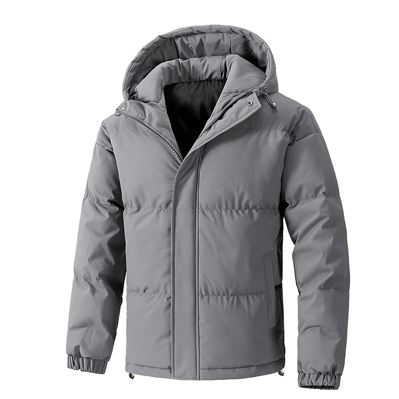 Elegante Kapuzenparka-Jacke