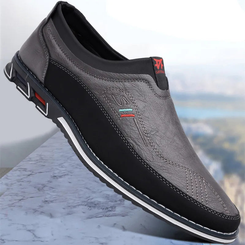 Leder Slipper Business Schuhe