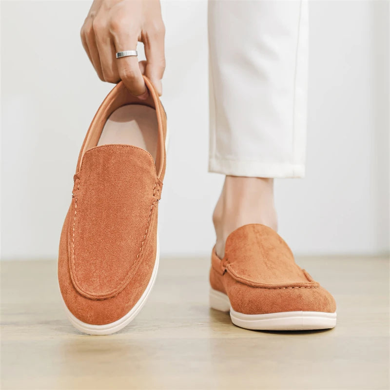 Lässige Wildleder-Loafer