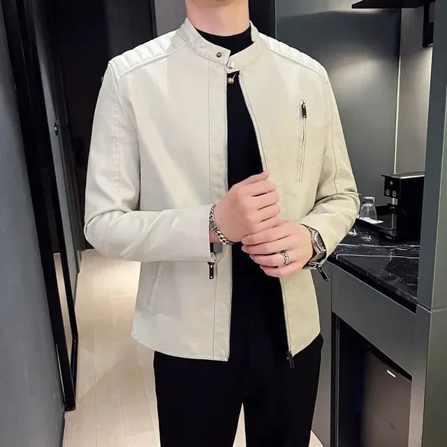 Elegante Lederjacke