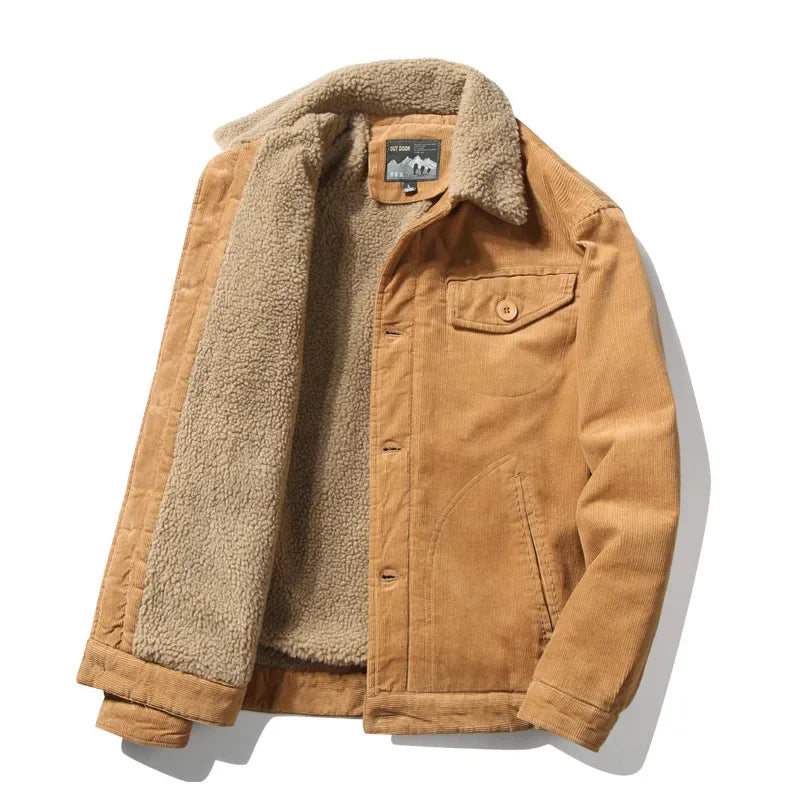 Winterjacke aus Samt