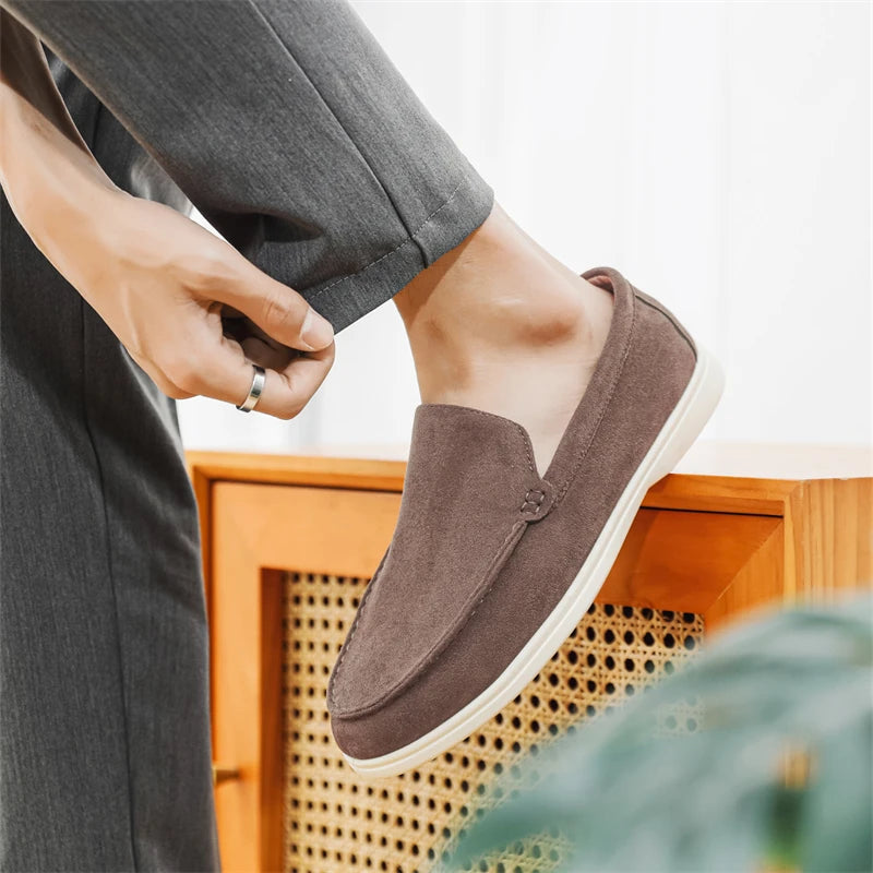 Lässige Wildleder-Loafer