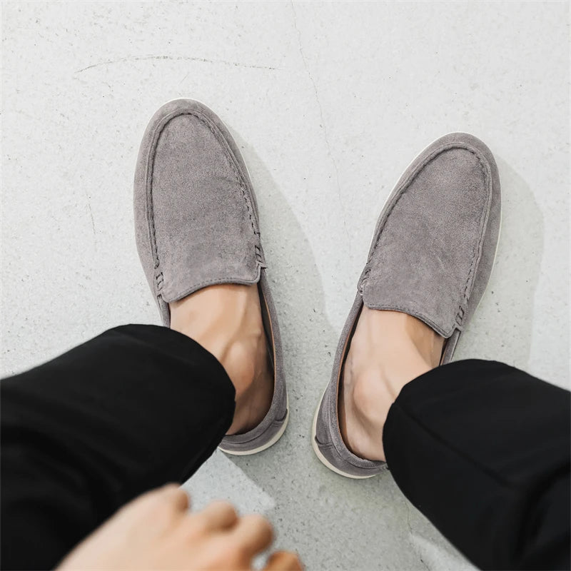 Lässige Wildleder-Loafer