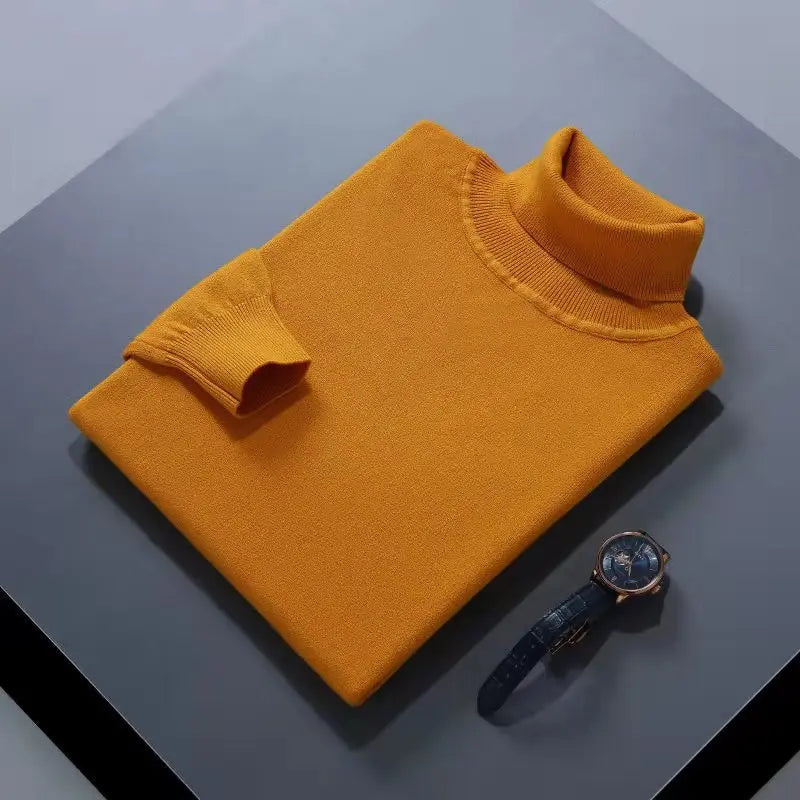 Eleganter Rollkragenpullover aus Baumwolle