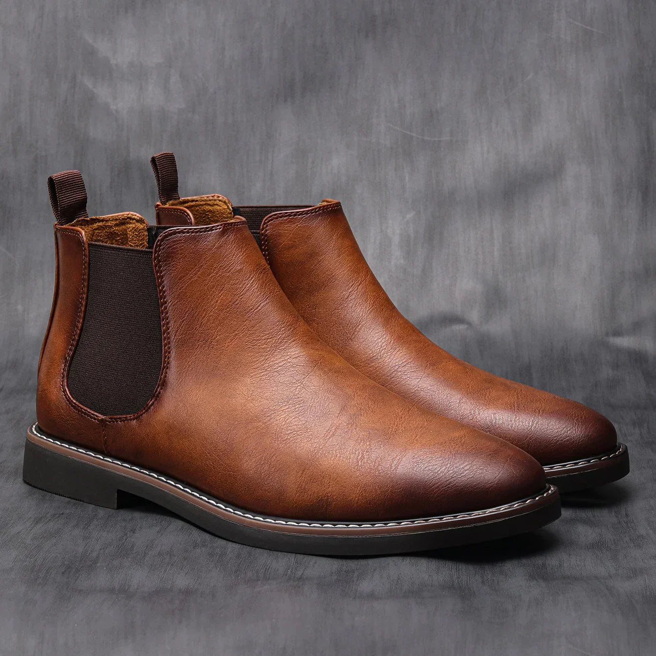 Chelsea-Stiefel aus Zedernholz