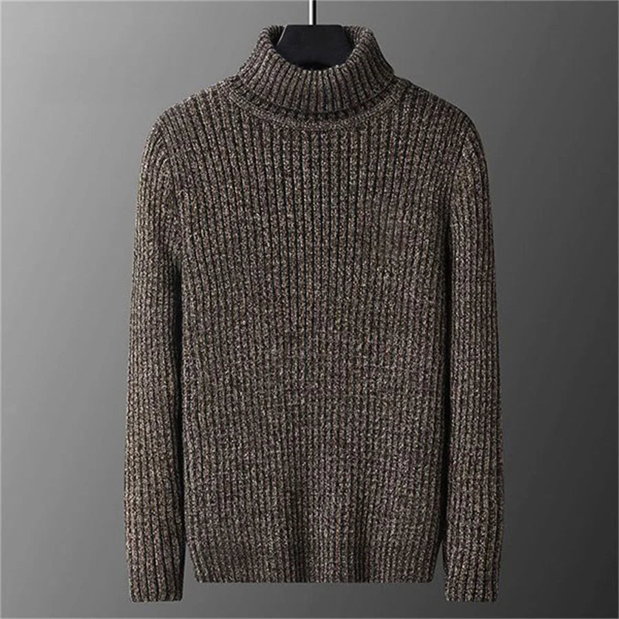Eleganter Strickrollkragenpullover