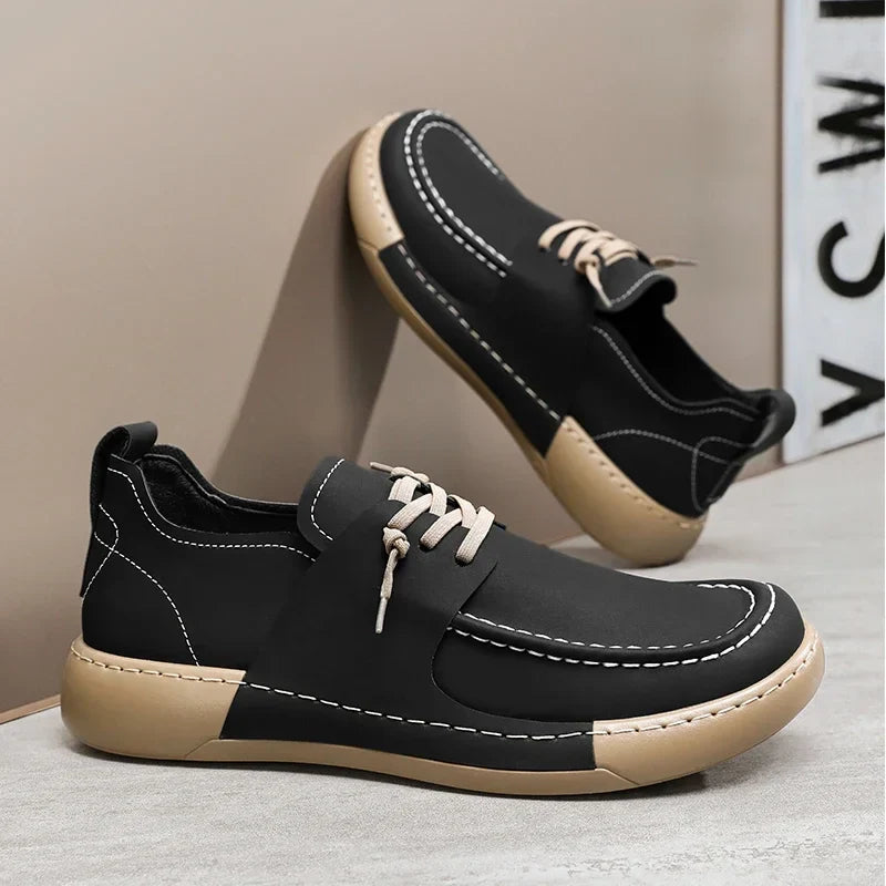Klassische italienische Leder-Sneakers
