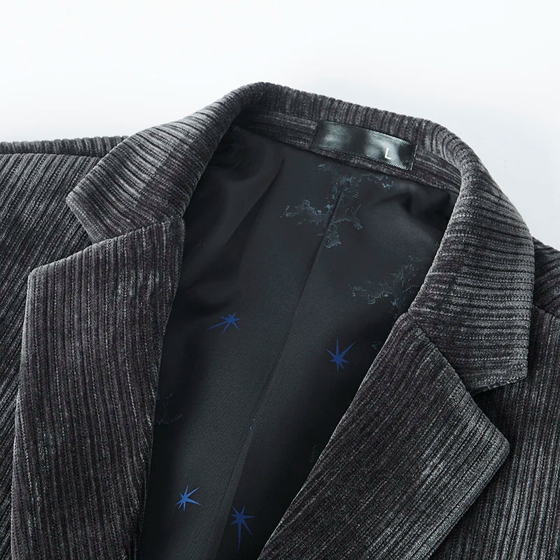 Eleganter Cord-Anzug-Blazer