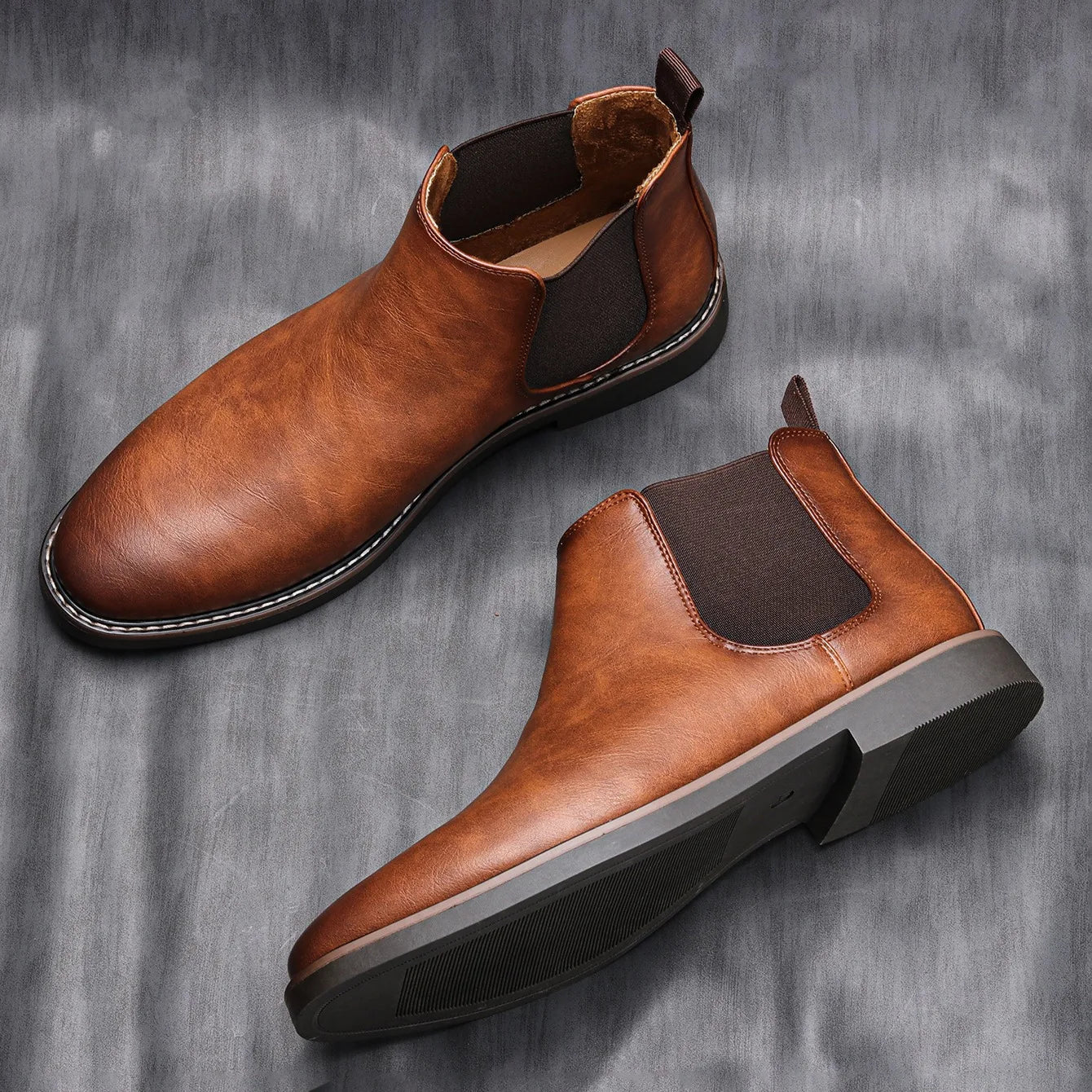 Chelsea-Stiefel aus Zedernholz