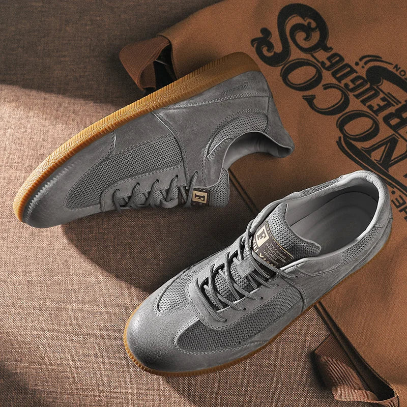 Lässige Leder-Sneakers