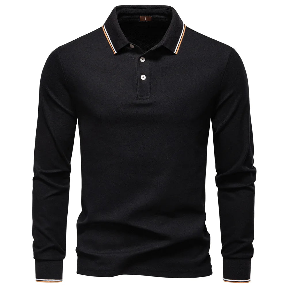 Eleganter Polo-Pullover