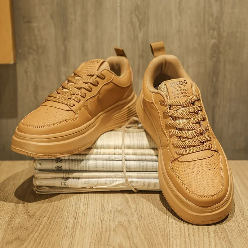 Elegante Leder-Sneaker