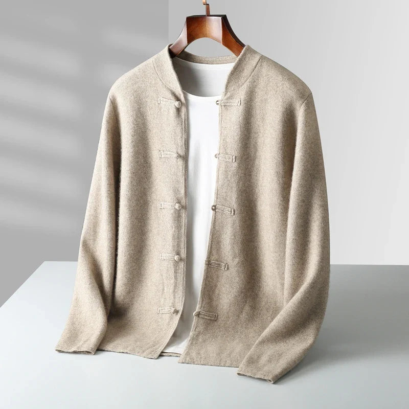 Elegante Kaschmir-Strickjacke
