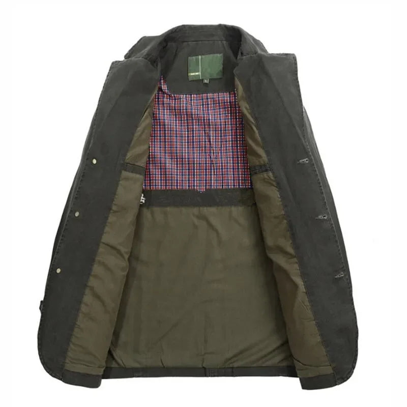 Lässige warme Blazerjacke