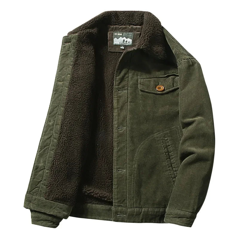 Winterjacke aus Samt