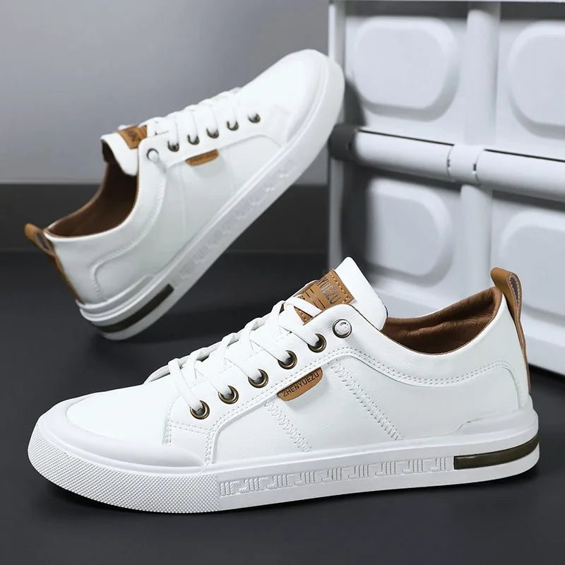 Elegante Leder-Sneaker