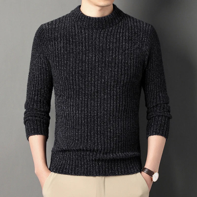 Eleganter Strickrollkragenpullover