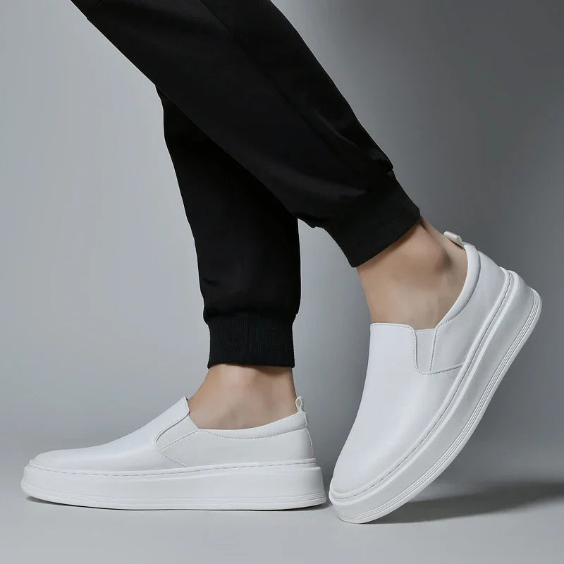 Leder Slipper Schuhe