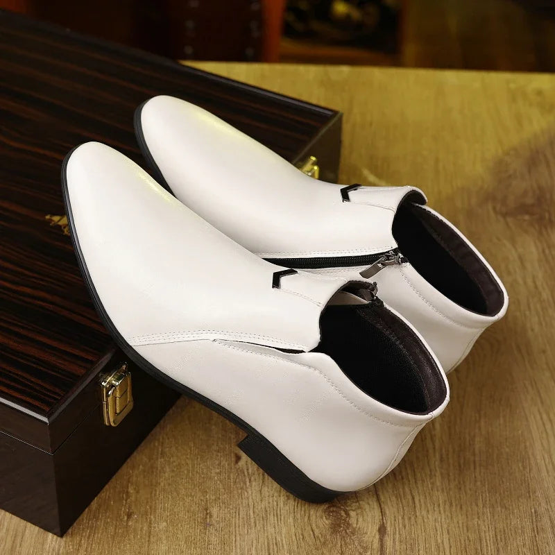 Beckett Lederstiefel mit Reissverschluss