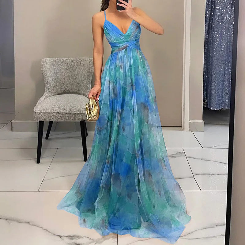 Elegantes langes Kleid