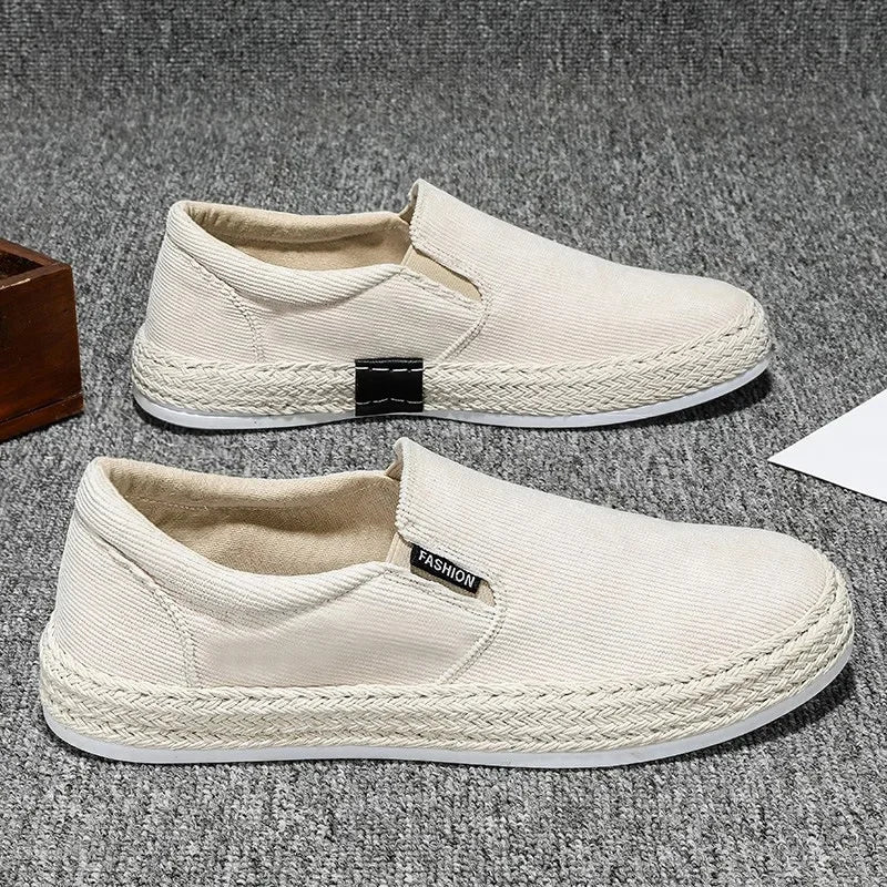 Atmungsaktive Slip-On-Leinwandschuhe