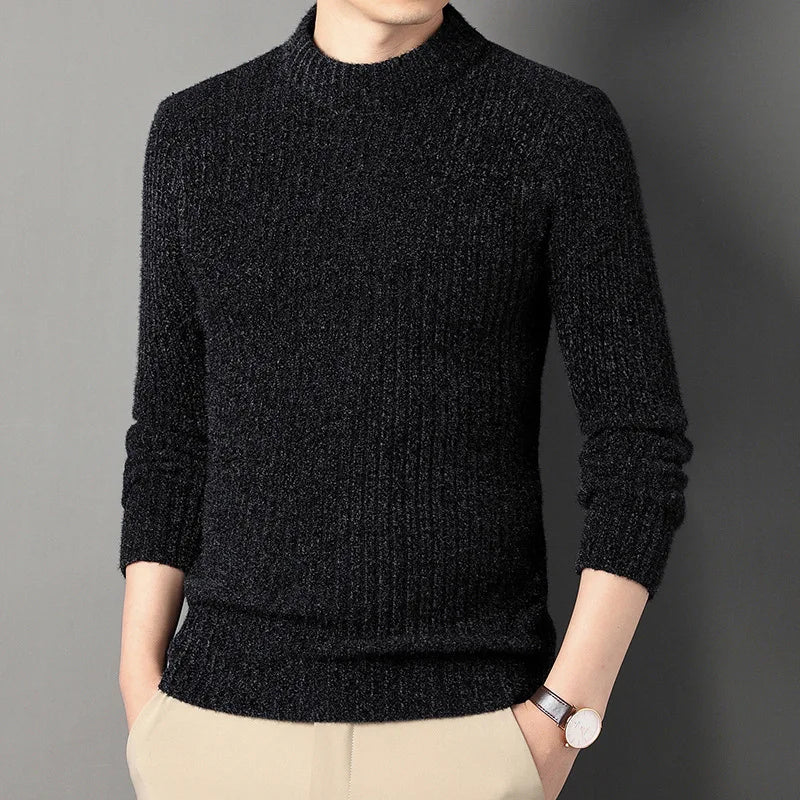 Eleganter Strickrollkragenpullover