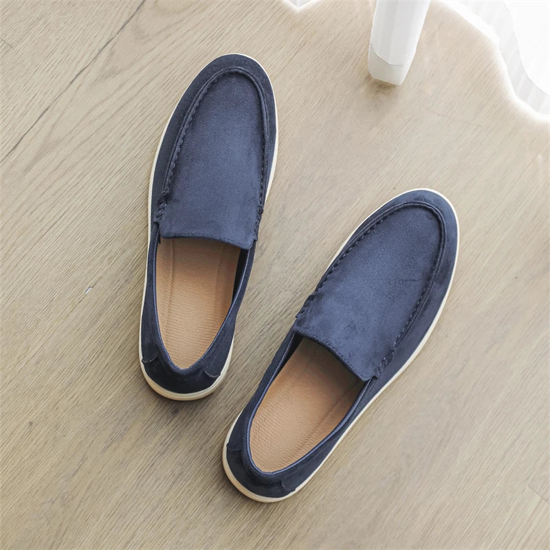 Lässige Wildleder-Loafer