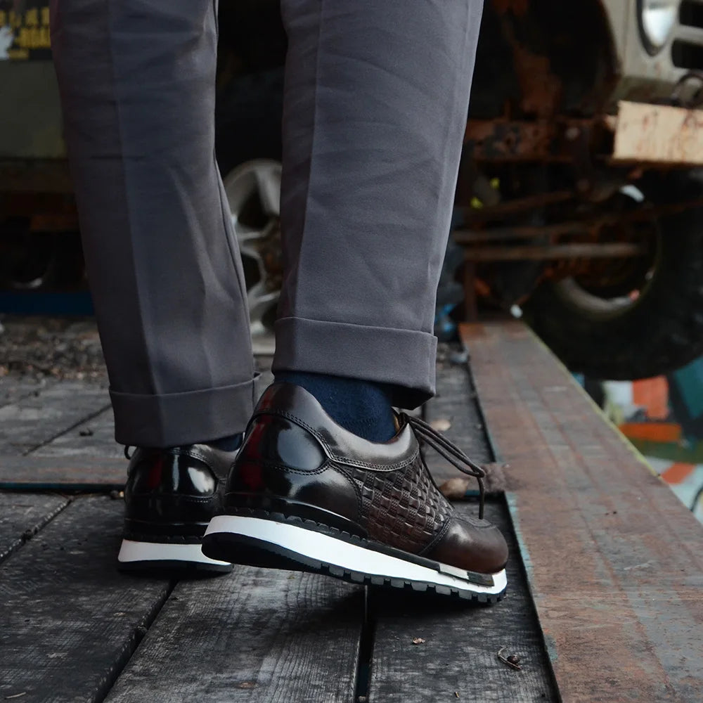 Schuhe aus echtem Leder