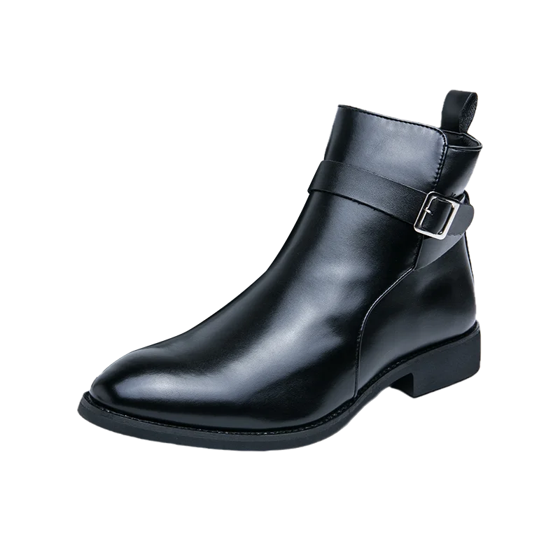Elegante Lederstiefeletten