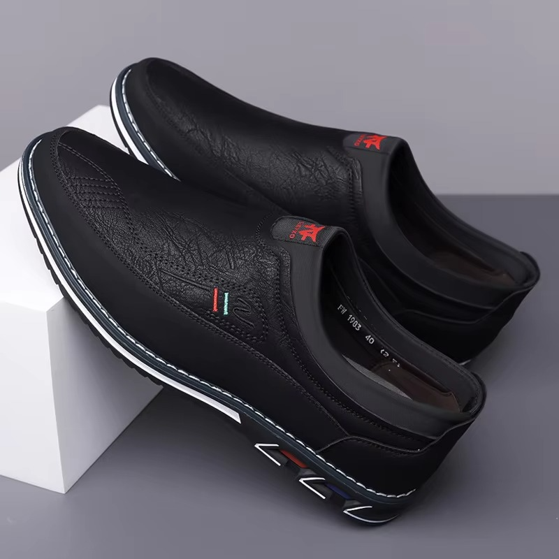 Leder Slipper Business Schuhe