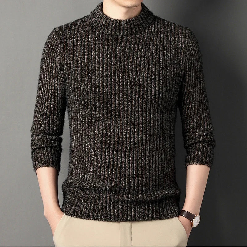 Eleganter Strickrollkragenpullover