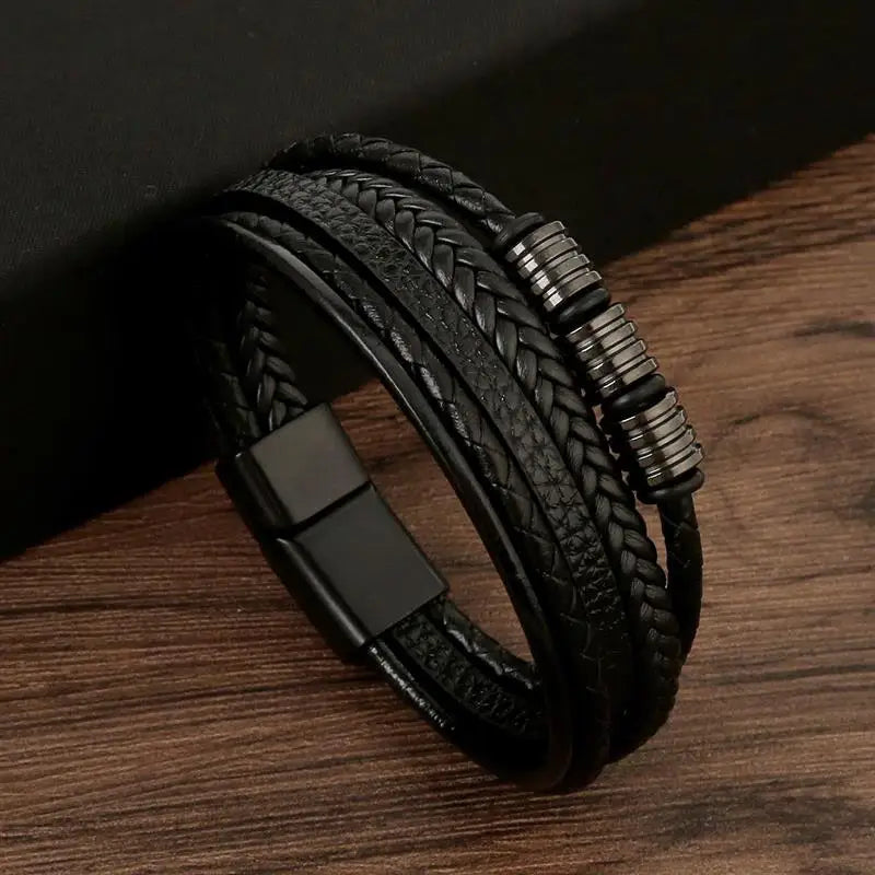 Klassisches Lederarmband für Männer