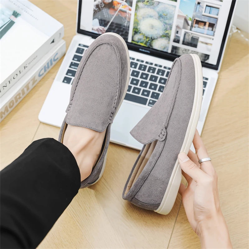Lässige Wildleder-Loafer