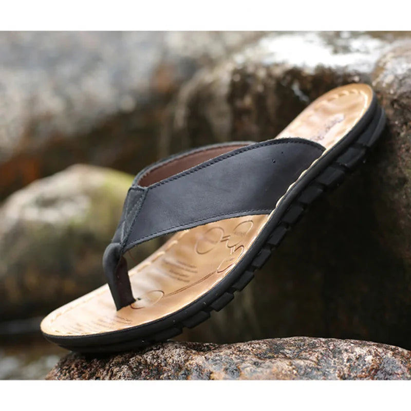 Leder-Sandalen für Männer