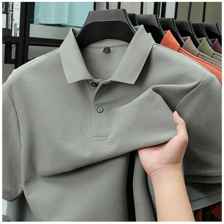 Lässiges Baumwoll-Poloshirt