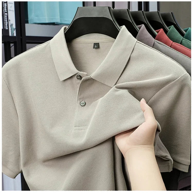 Lässiges Baumwoll-Poloshirt
