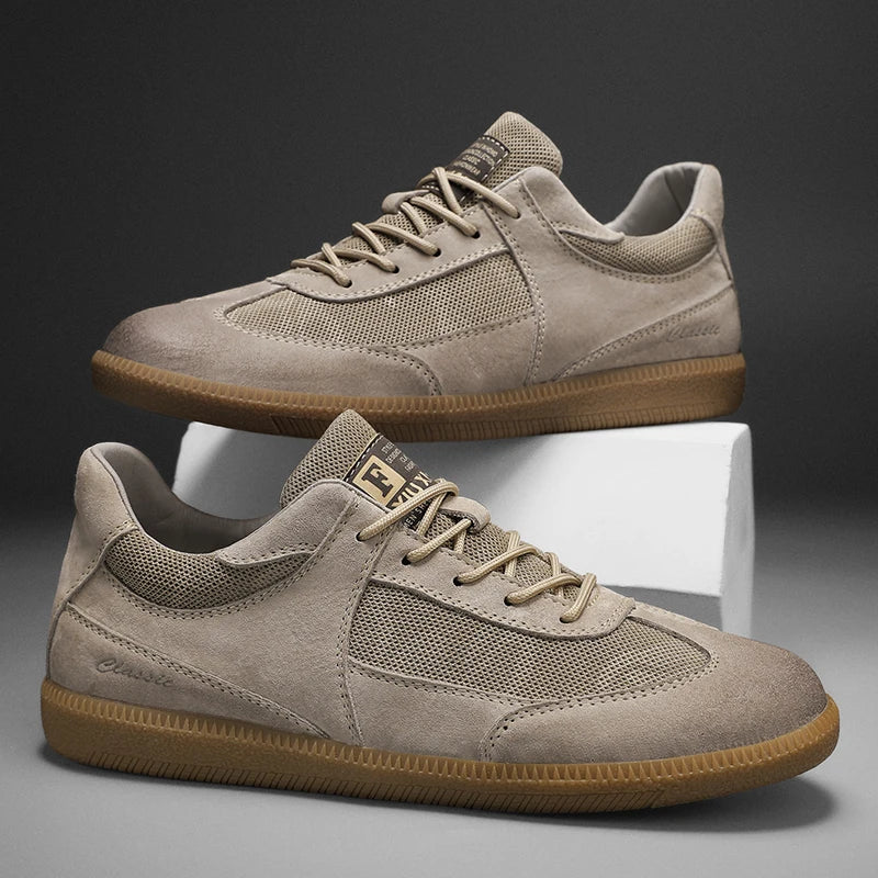 Lässige Leder-Sneakers