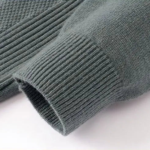 Eleganter Jacquard-Pullover