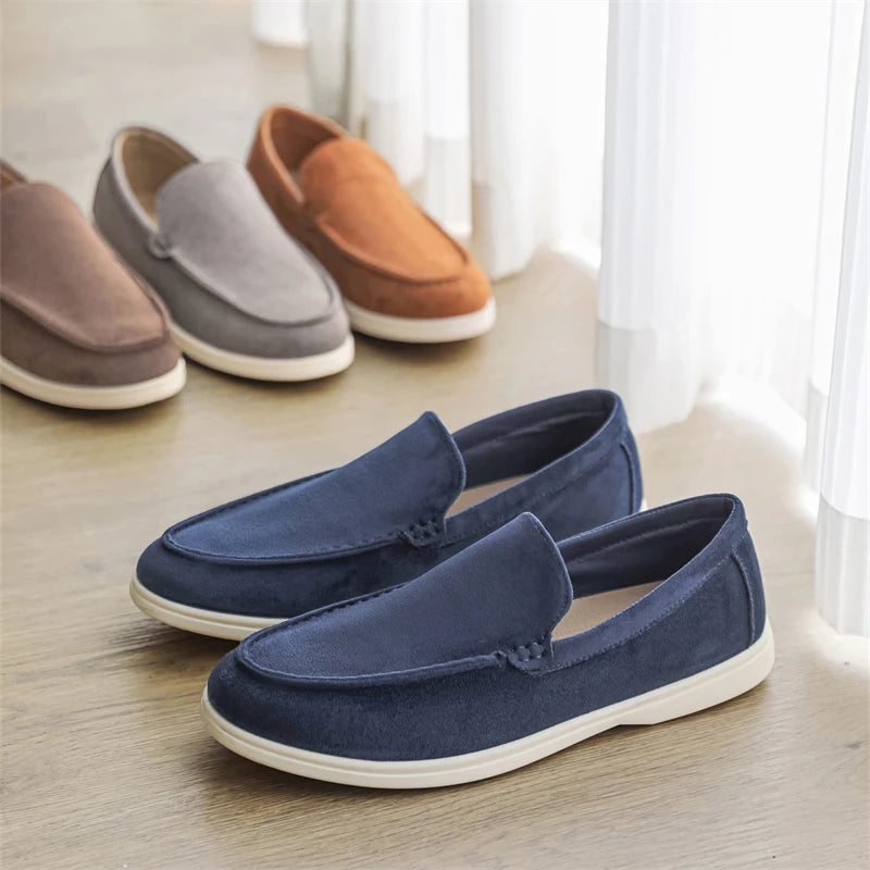 Lässige Wildleder-Loafer