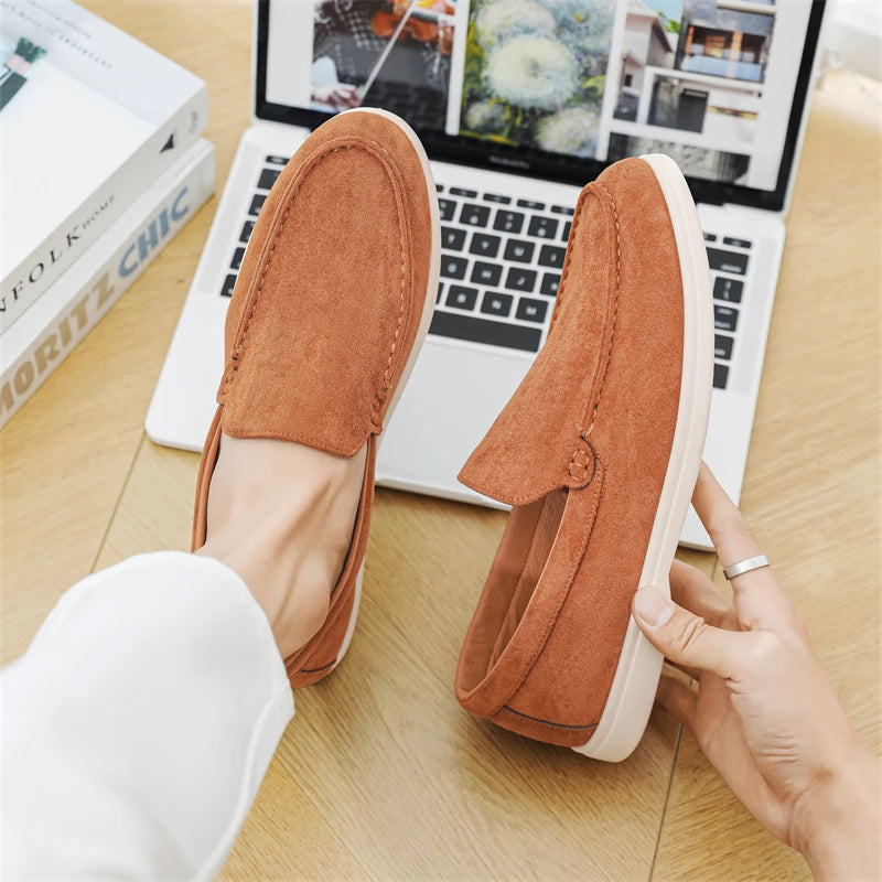 Lässige Wildleder-Loafer