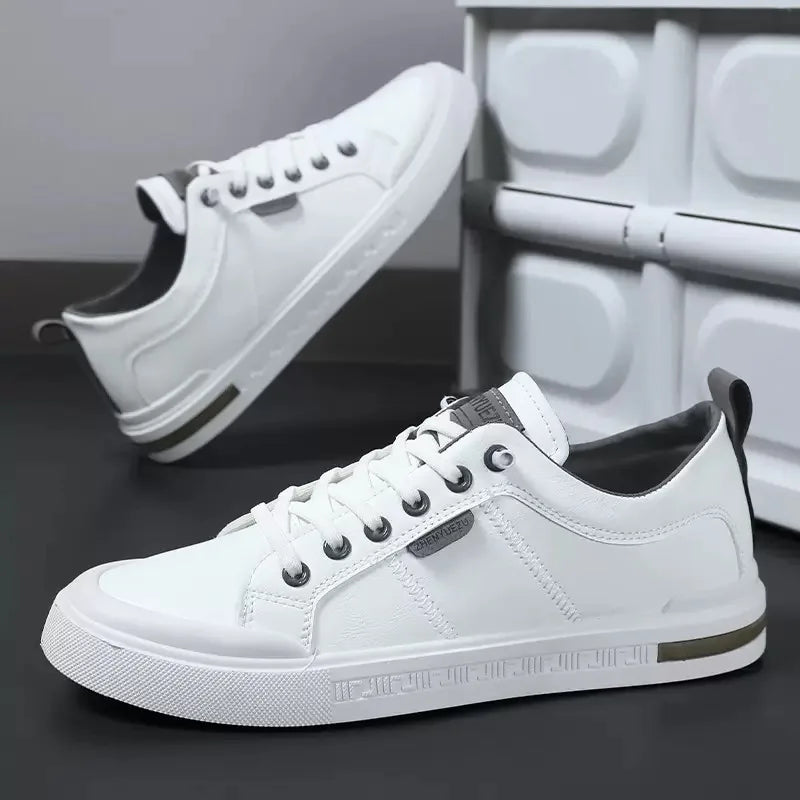 Elegante Leder-Sneaker