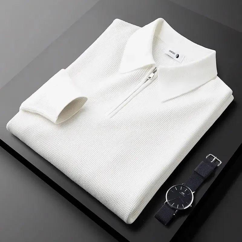 Eleganter Pullover mit Reißverschluss für Männer